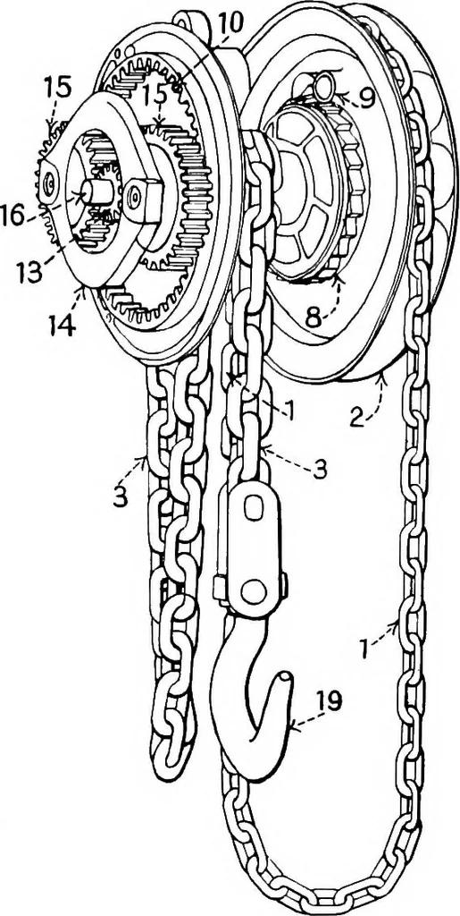 An illustration from Material handling cyclopedia; a reference book covering definitions, descriptions, illustrations and methods of use of material handling machines employed in industry, 1921, leaf 209
