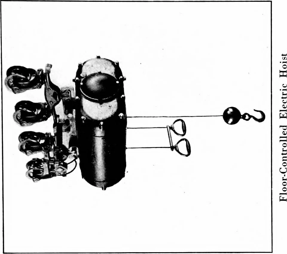An illustration from Material handling cyclopedia; a reference book covering definitions, descriptions, illustrations and methods of use of material handling machines employed in industry, 1921, leaf 217