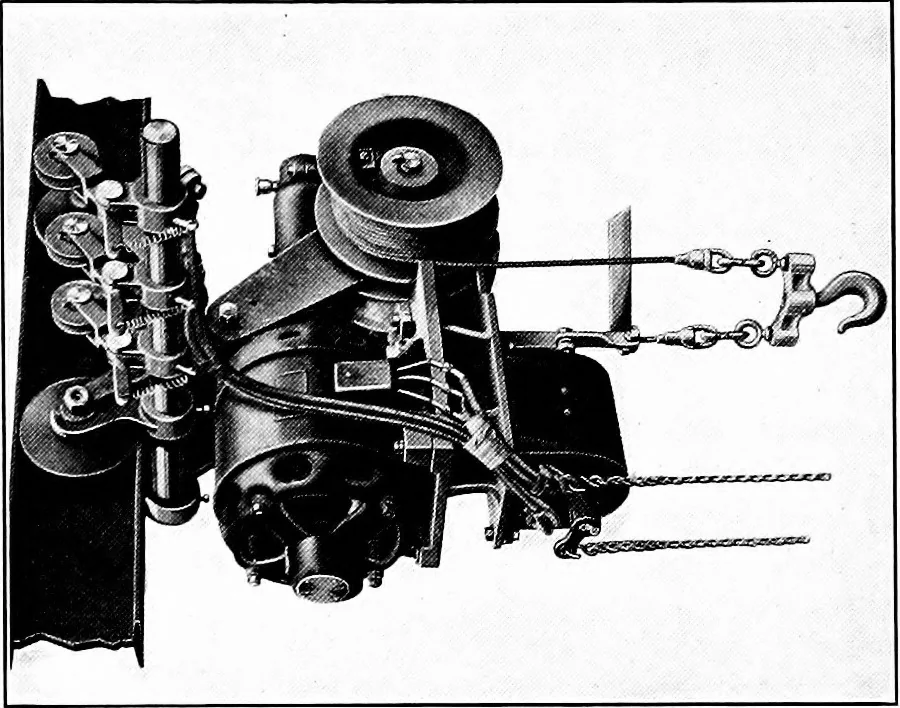 An illustration from Material handling cyclopedia; a reference book covering definitions, descriptions, illustrations and methods of use of material handling machines employed in industry, 1921, leaf 217