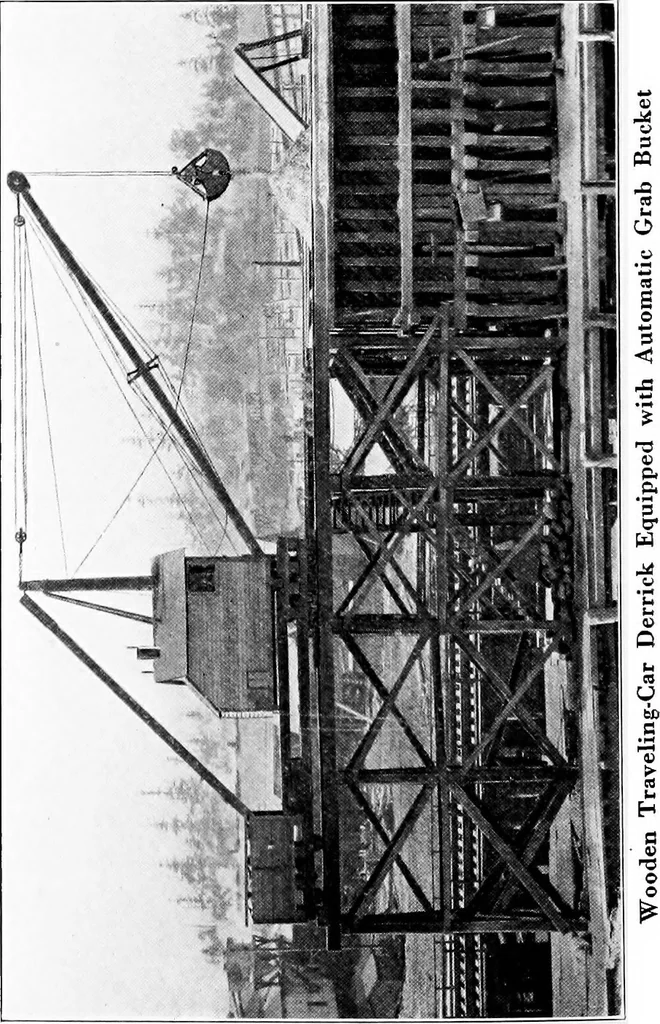 An illustration from Material handling cyclopedia; a reference book covering definitions, descriptions, illustrations and methods of use of material handling machines employed in industry, 1921, leaf 225