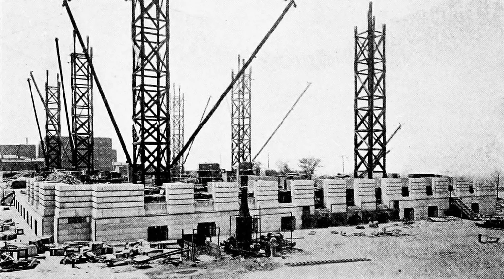 An illustration from Material handling cyclopedia; a reference book covering definitions, descriptions, illustrations and methods of use of material handling machines employed in industry, 1921, leaf 227