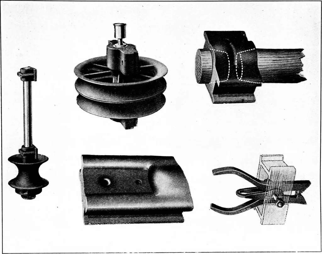 An illustration from Material handling cyclopedia; a reference book covering definitions, descriptions, illustrations and methods of use of material handling machines employed in industry, 1921, leaf 231