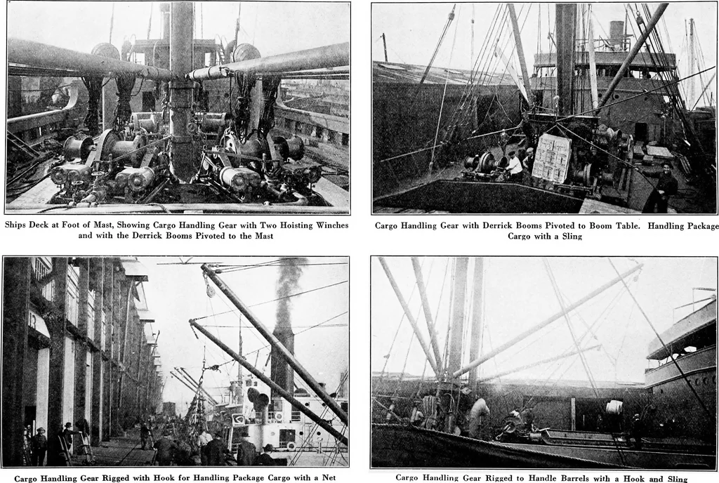 An illustration from Material handling cyclopedia; a reference book covering definitions, descriptions, illustrations and methods of use of material handling machines employed in industry, 1921, leaf 239