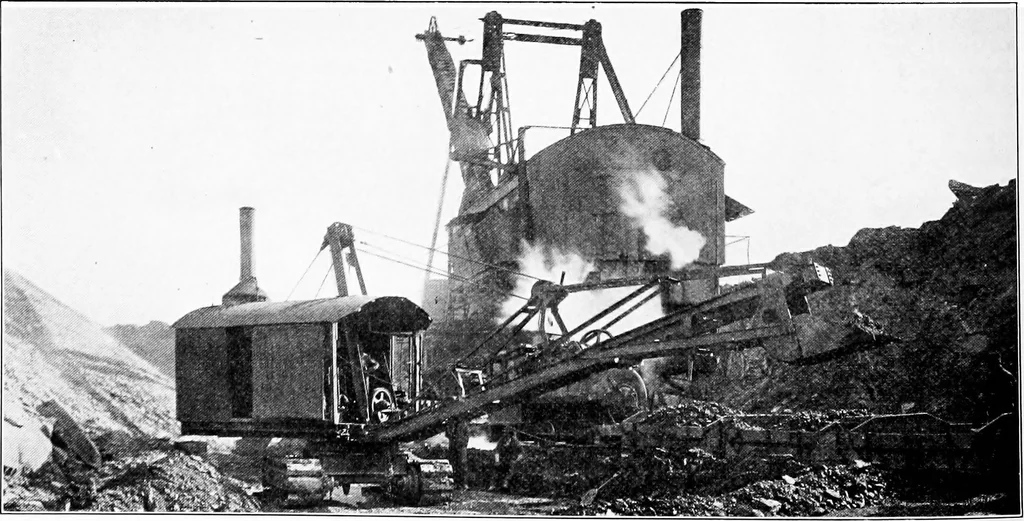 An illustration from Material handling cyclopedia; a reference book covering definitions, descriptions, illustrations and methods of use of material handling machines employed in industry, 1921, leaf 243