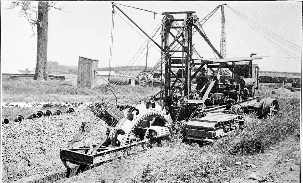 An illustration from Material handling cyclopedia; a reference book covering definitions, descriptions, illustrations and methods of use of material handling machines employed in industry, 1921, leaf 247