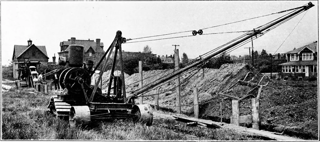 An illustration from Material handling cyclopedia; a reference book covering definitions, descriptions, illustrations and methods of use of material handling machines employed in industry, 1921, leaf 249