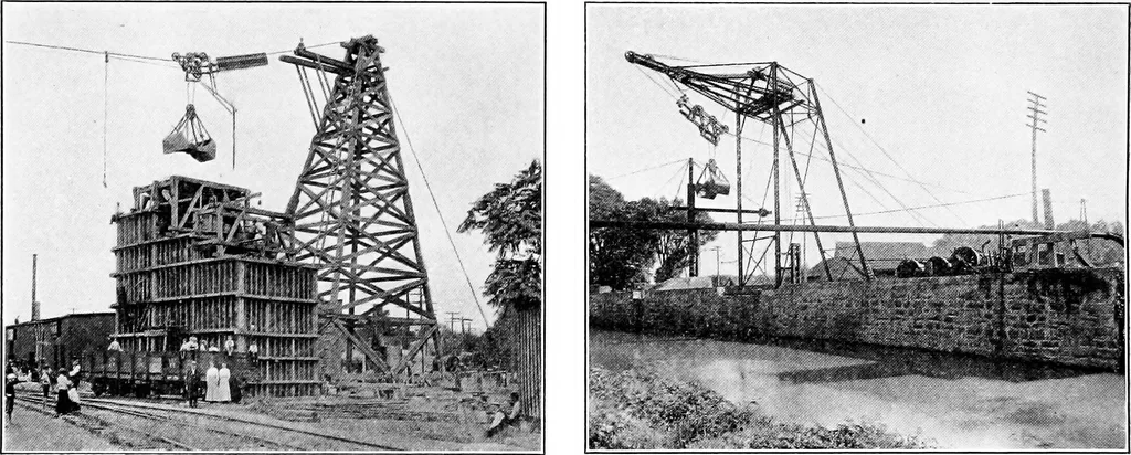 An illustration from Material handling cyclopedia; a reference book covering definitions, descriptions, illustrations and methods of use of material handling machines employed in industry, 1921, leaf 253