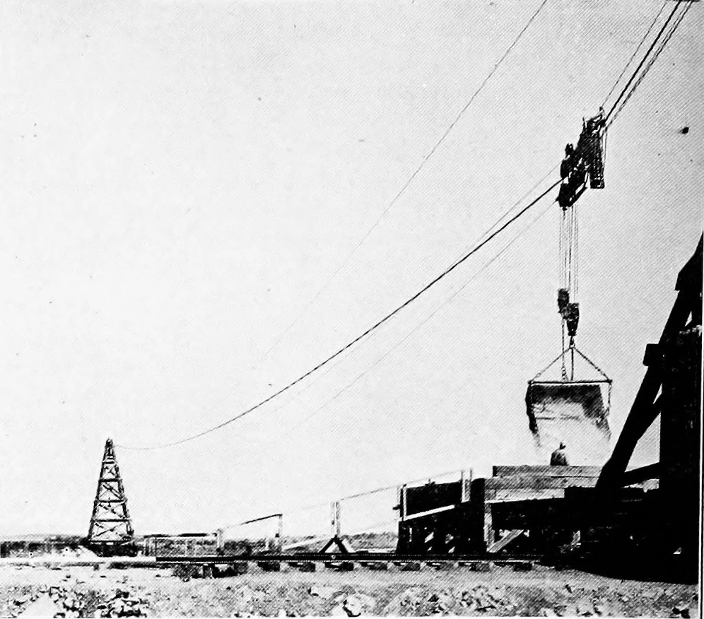 An illustration from Material handling cyclopedia; a reference book covering definitions, descriptions, illustrations and methods of use of material handling machines employed in industry, 1921, leaf 259