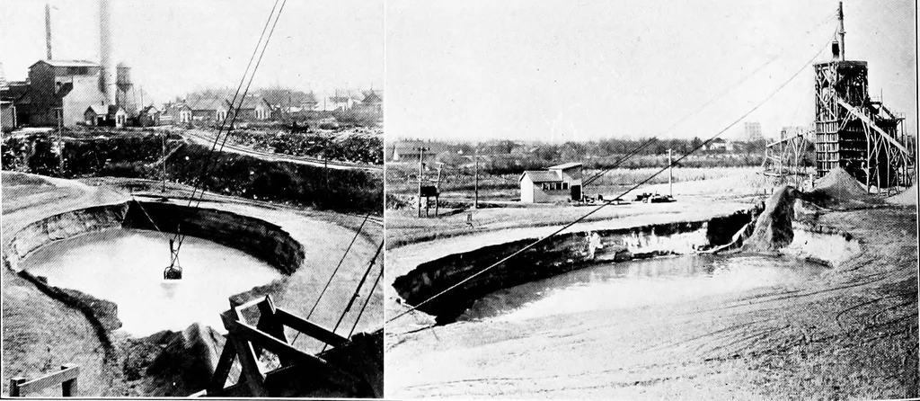 An illustration from Material handling cyclopedia; a reference book covering definitions, descriptions, illustrations and methods of use of material handling machines employed in industry, 1921, leaf 263