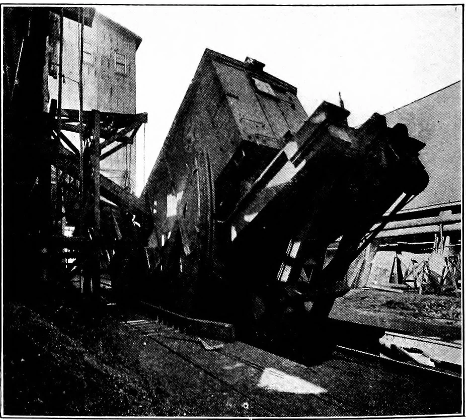 An illustration from Material handling cyclopedia; a reference book covering definitions, descriptions, illustrations and methods of use of material handling machines employed in industry, 1921, leaf 283
