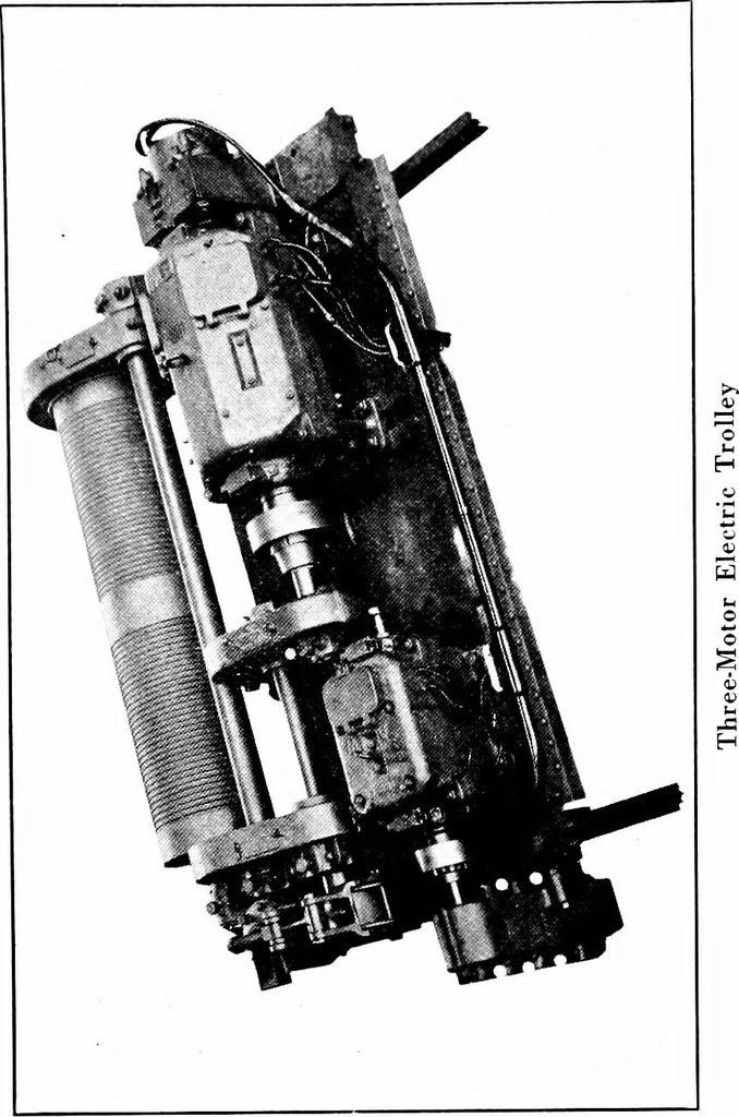 An illustration from Material handling cyclopedia; a reference book covering definitions, descriptions, illustrations and methods of use of material handling machines employed in industry, 1921, leaf 297