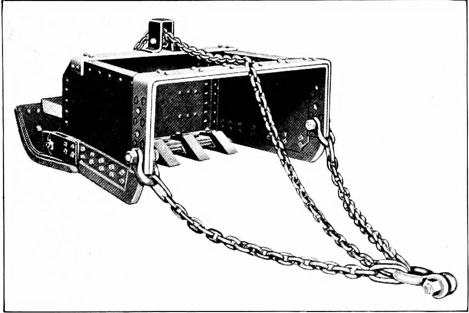 An illustration from Material handling cyclopedia; a reference book covering definitions, descriptions, illustrations and methods of use of material handling machines employed in industry, 1921, leaf 315