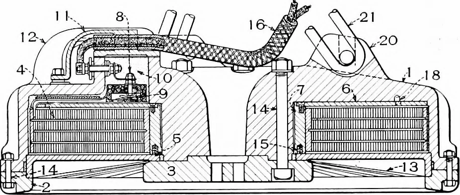 An illustration from Material handling cyclopedia; a reference book covering definitions, descriptions, illustrations and methods of use of material handling machines employed in industry, 1921, leaf 323