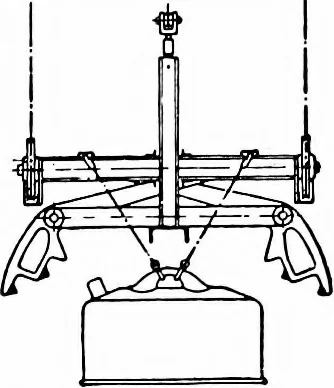 An illustration from Material handling cyclopedia; a reference book covering definitions, descriptions, illustrations and methods of use of material handling machines employed in industry, 1921, leaf 323