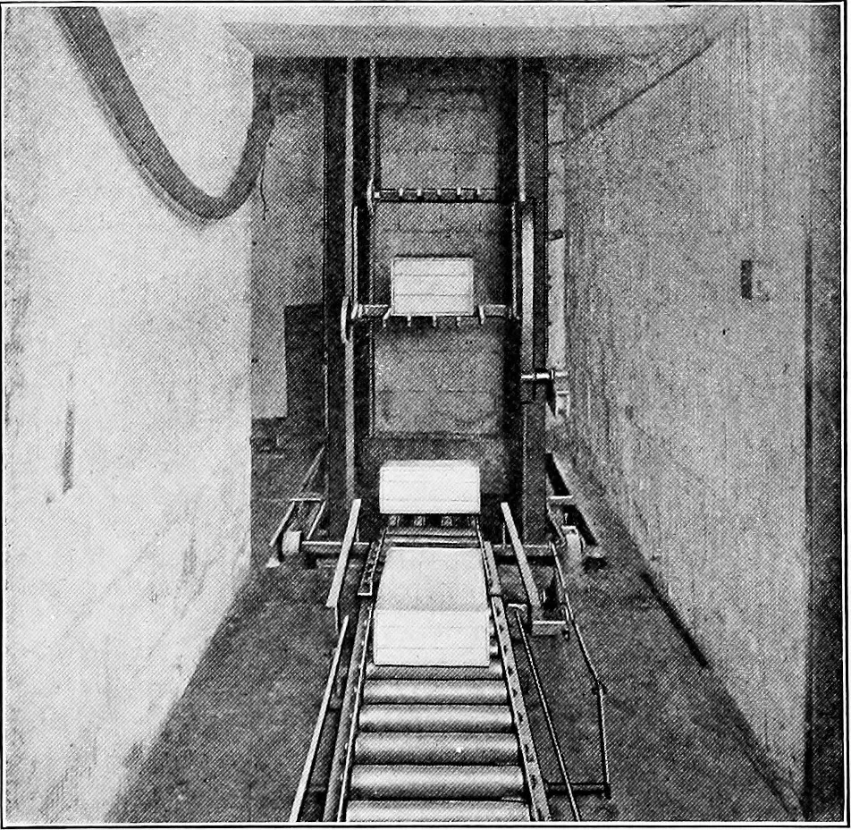 An illustration from Material handling cyclopedia; a reference book covering definitions, descriptions, illustrations and methods of use of material handling machines employed in industry, 1921, leaf 346