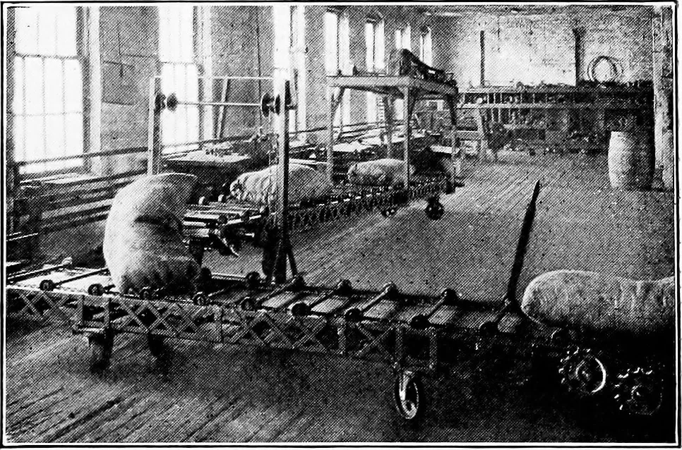 An illustration from Material handling cyclopedia; a reference book covering definitions, descriptions, illustrations and methods of use of material handling machines employed in industry, 1921, leaf 374