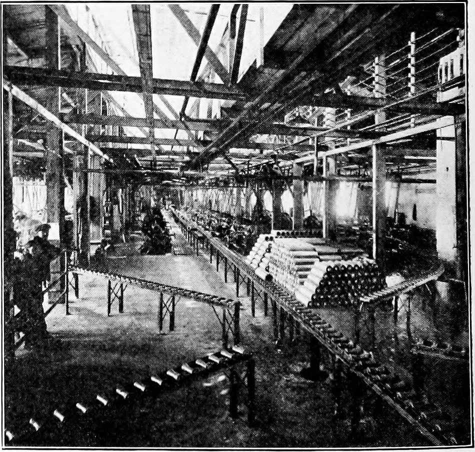 An illustration from Material handling cyclopedia; a reference book covering definitions, descriptions, illustrations and methods of use of material handling machines employed in industry, 1921, leaf 391