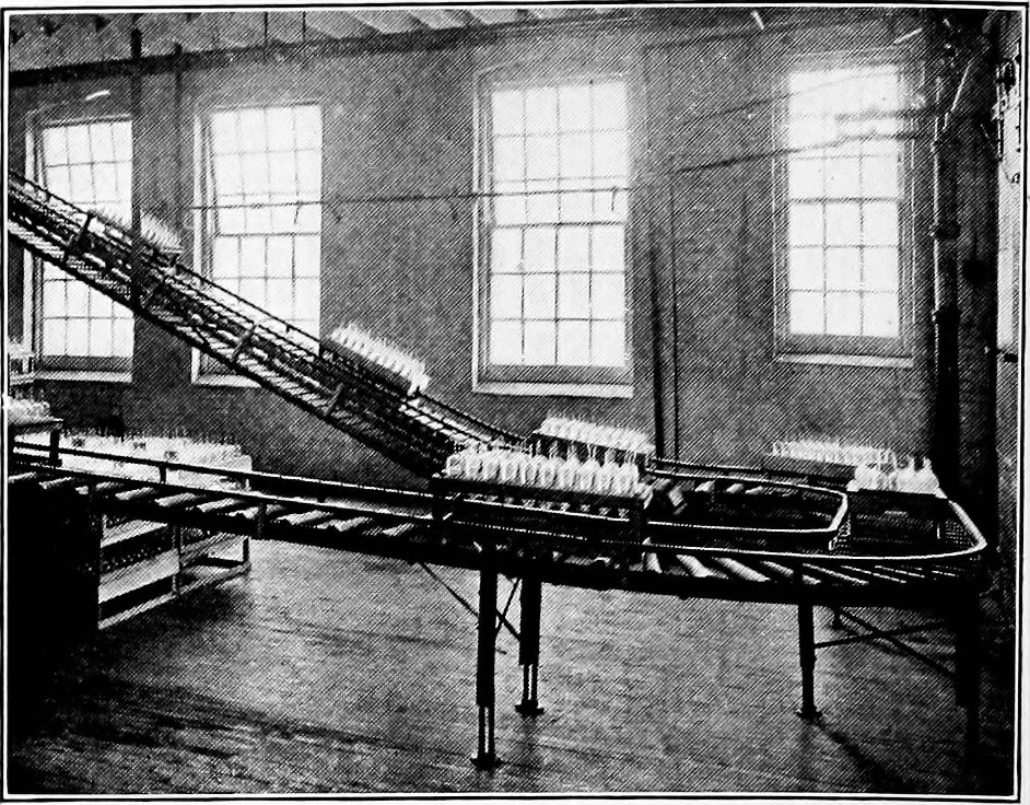 An illustration from Material handling cyclopedia; a reference book covering definitions, descriptions, illustrations and methods of use of material handling machines employed in industry, 1921, leaf 393