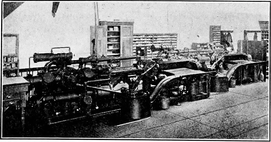 An illustration from Material handling cyclopedia; a reference book covering definitions, descriptions, illustrations and methods of use of material handling machines employed in industry, 1921, leaf 412