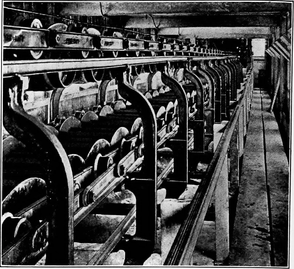 An illustration from Material handling cyclopedia; a reference book covering definitions, descriptions, illustrations and methods of use of material handling machines employed in industry, 1921, leaf 423