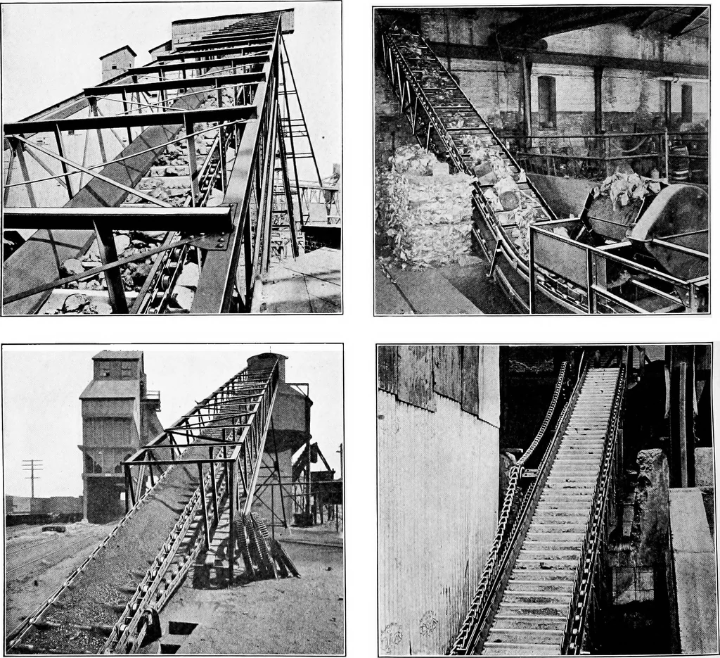 An illustration from Material handling cyclopedia; a reference book covering definitions, descriptions, illustrations and methods of use of material handling machines employed in industry, 1921, leaf 429
