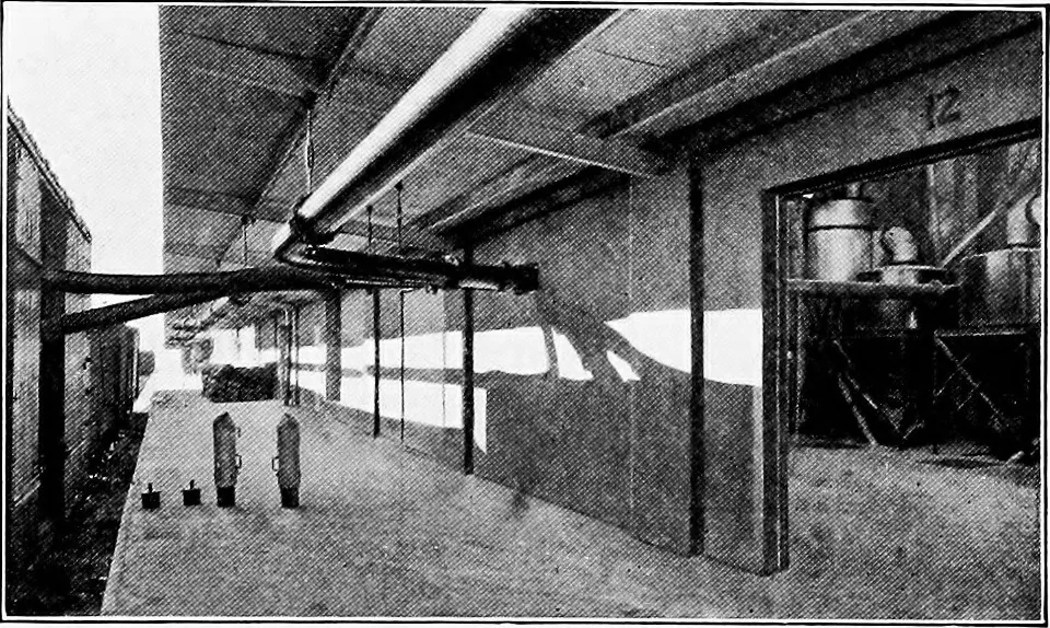An illustration from Material handling cyclopedia; a reference book covering definitions, descriptions, illustrations and methods of use of material handling machines employed in industry, 1921, leaf 438