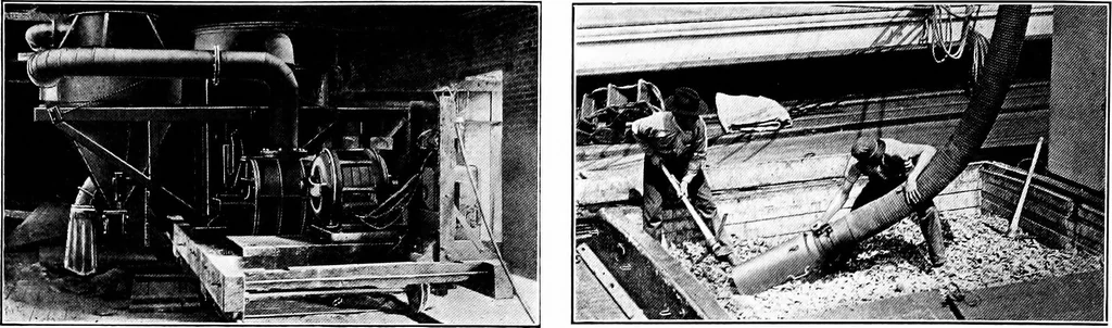 An illustration from Material handling cyclopedia; a reference book covering definitions, descriptions, illustrations and methods of use of material handling machines employed in industry, 1921, leaf 439