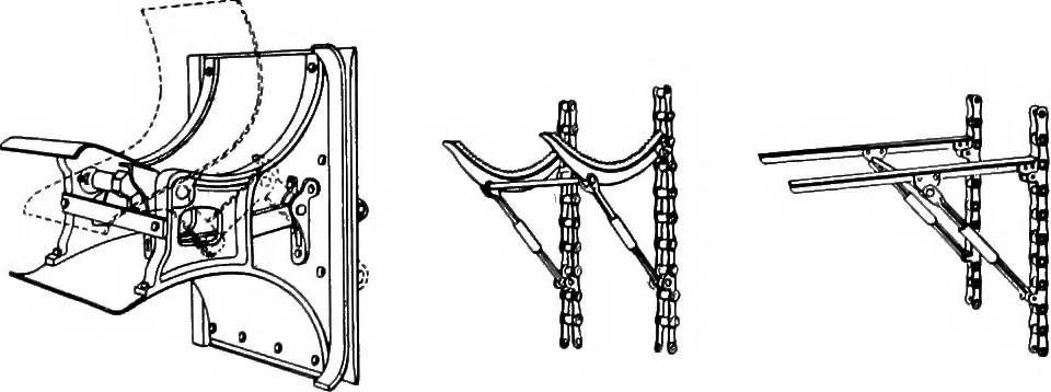 An illustration from Material handling cyclopedia; a reference book covering definitions, descriptions, illustrations and methods of use of material handling machines employed in industry, 1921, leaf 452