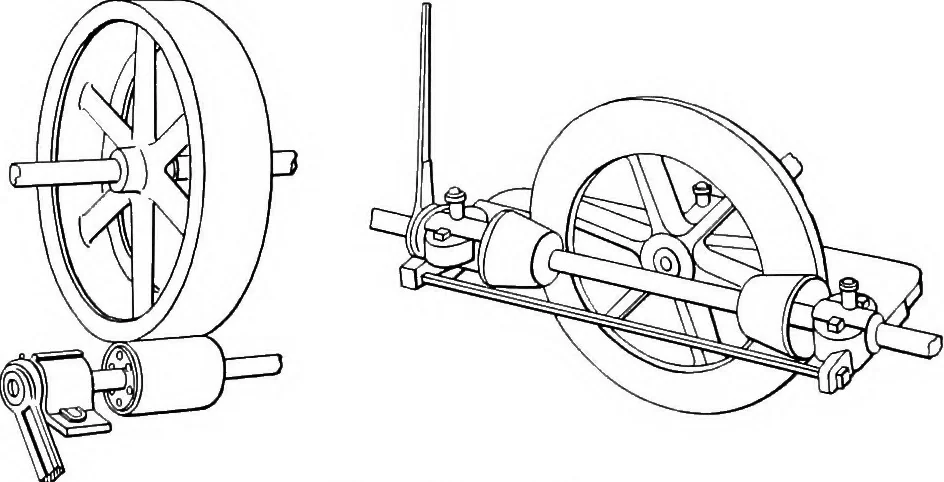An illustration from Material handling cyclopedia; a reference book covering definitions, descriptions, illustrations and methods of use of material handling machines employed in industry, 1921, leaf 460