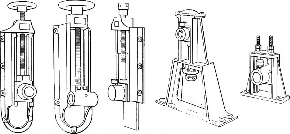 An illustration from Material handling cyclopedia; a reference book covering definitions, descriptions, illustrations and methods of use of material handling machines employed in industry, 1921, leaf 470