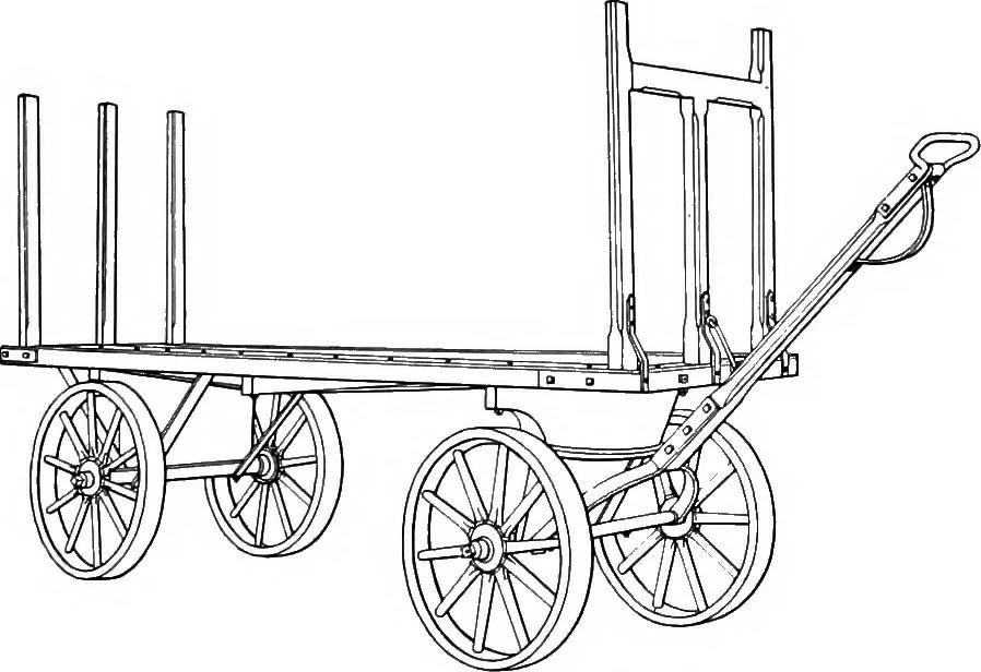 An illustration from Material handling cyclopedia; a reference book covering definitions, descriptions, illustrations and methods of use of material handling machines employed in industry, 1921, leaf 527