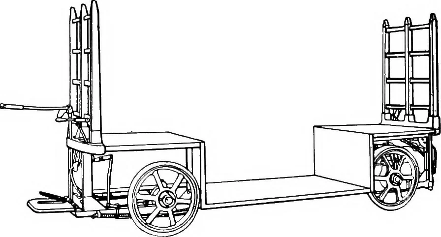 An illustration from Material handling cyclopedia; a reference book covering definitions, descriptions, illustrations and methods of use of material handling machines employed in industry, 1921, leaf 533