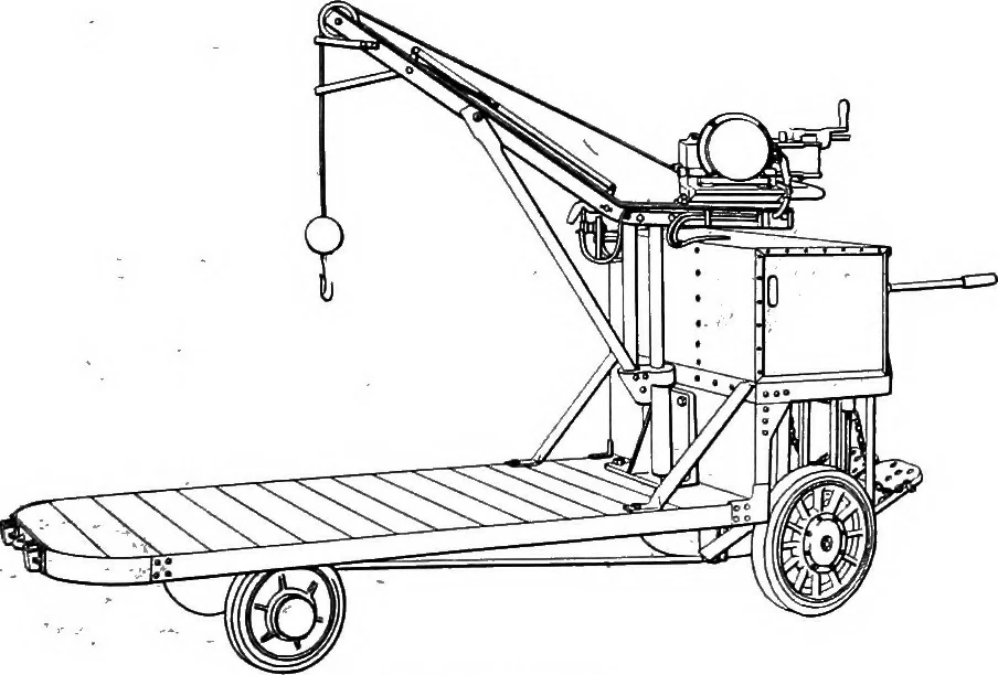 An illustration from Material handling cyclopedia; a reference book covering definitions, descriptions, illustrations and methods of use of material handling machines employed in industry, 1921, leaf 534