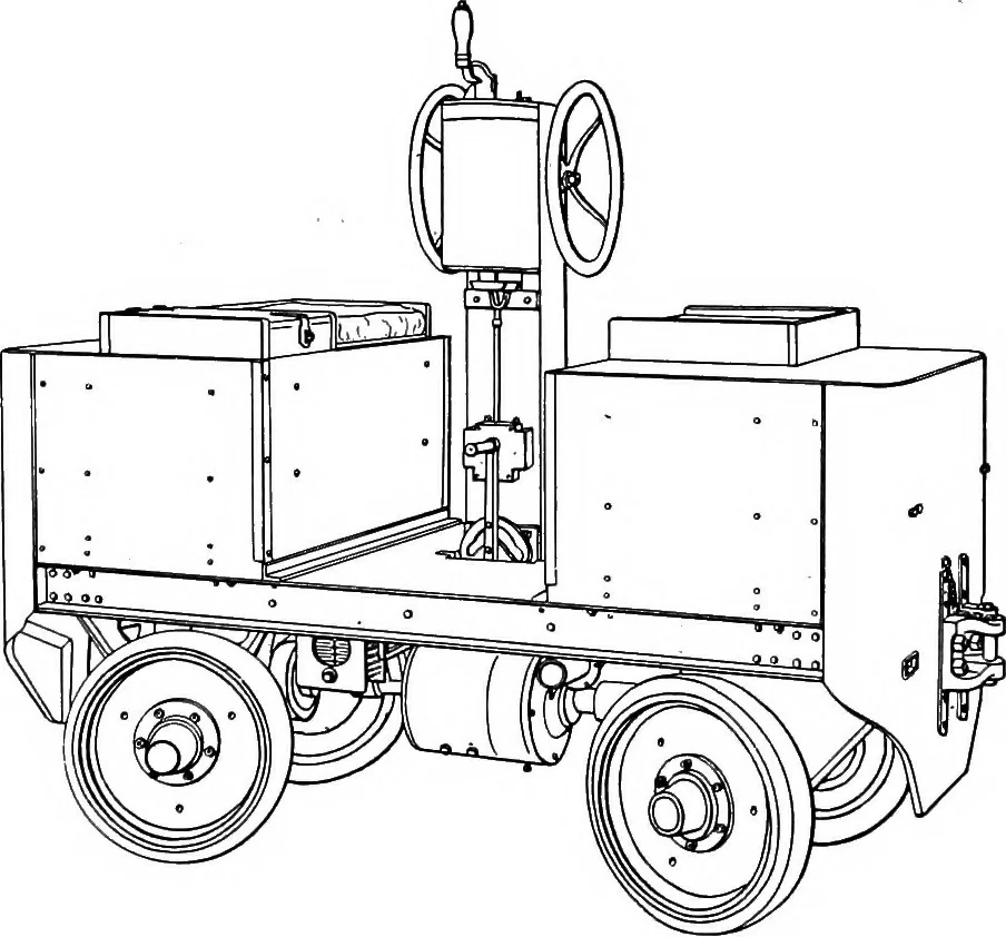 An illustration from Material handling cyclopedia; a reference book covering definitions, descriptions, illustrations and methods of use of material handling machines employed in industry, 1921, leaf 538