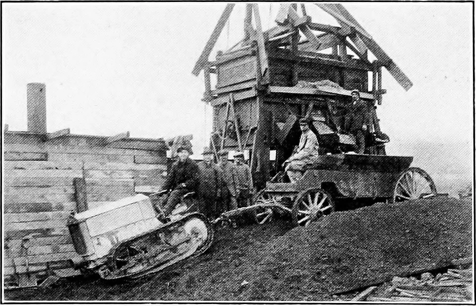 An illustration from Material handling cyclopedia; a reference book covering definitions, descriptions, illustrations and methods of use of material handling machines employed in industry, 1921, leaf 540