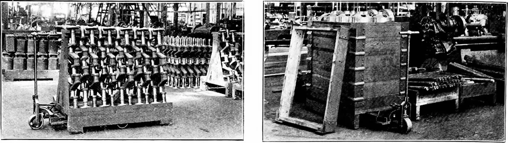 An illustration from Material handling cyclopedia; a reference book covering definitions, descriptions, illustrations and methods of use of material handling machines employed in industry, 1921, leaf 545