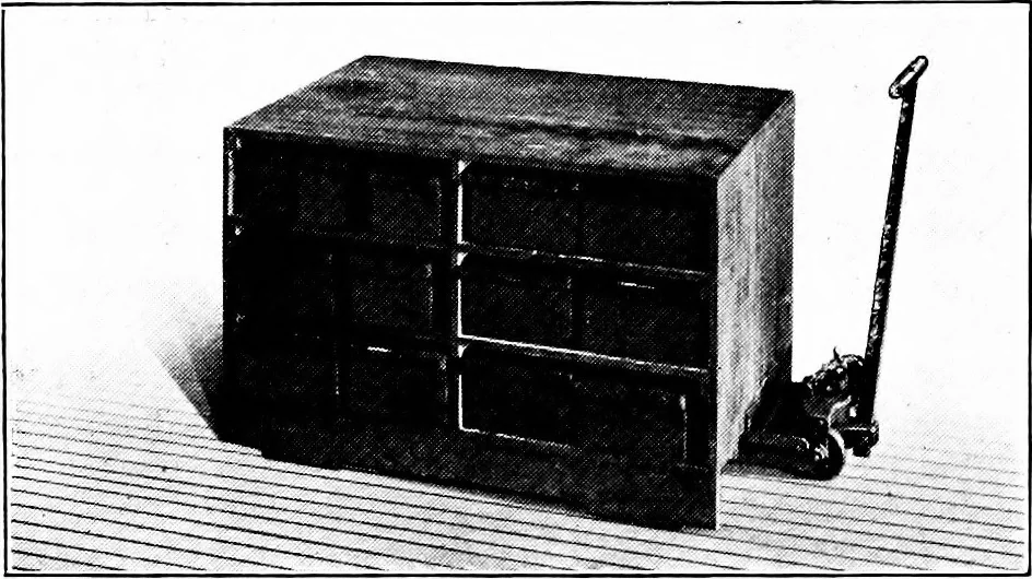 An illustration from Material handling cyclopedia; a reference book covering definitions, descriptions, illustrations and methods of use of material handling machines employed in industry, 1921, leaf 545