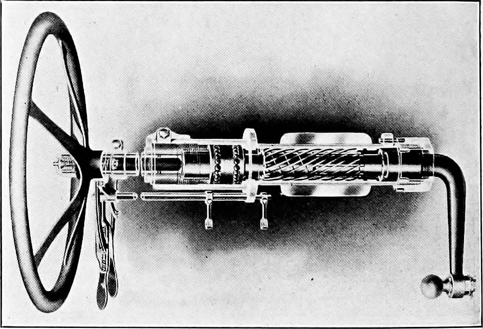 An illustration from Material handling cyclopedia; a reference book covering definitions, descriptions, illustrations and methods of use of material handling machines employed in industry, 1921, leaf 565
