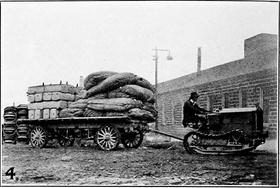 An illustration from Material handling cyclopedia; a reference book covering definitions, descriptions, illustrations and methods of use of material handling machines employed in industry, 1921, leaf 583