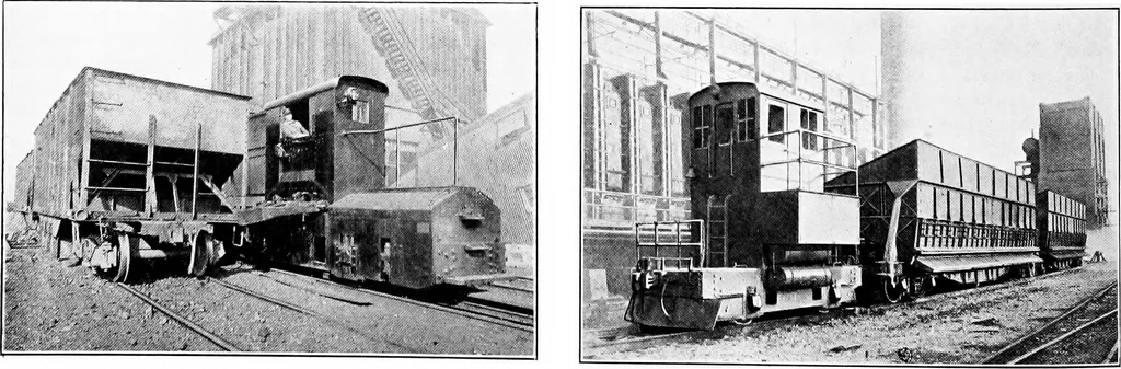 An illustration from Material handling cyclopedia; a reference book covering definitions, descriptions, illustrations and methods of use of material handling machines employed in industry, 1921, leaf 593