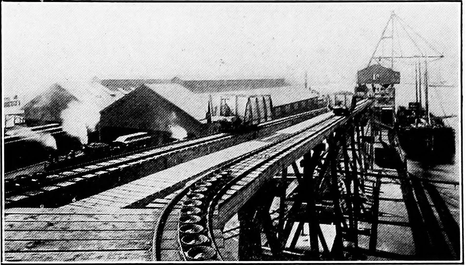 An illustration from Material handling cyclopedia; a reference book covering definitions, descriptions, illustrations and methods of use of material handling machines employed in industry, 1921, leaf 600
