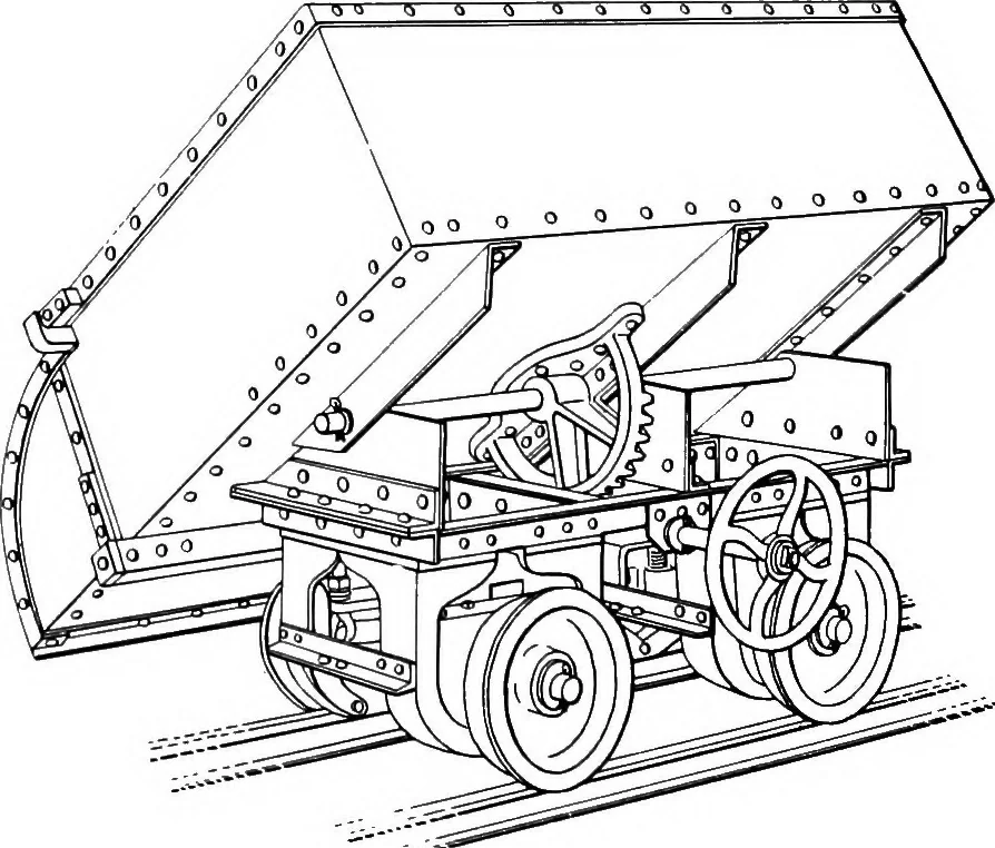 An illustration from Material handling cyclopedia; a reference book covering definitions, descriptions, illustrations and methods of use of material handling machines employed in industry, 1921, leaf 601