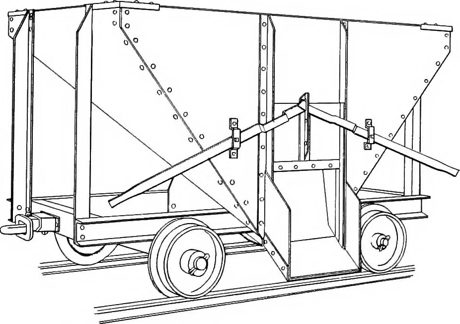 An illustration from Material handling cyclopedia; a reference book covering definitions, descriptions, illustrations and methods of use of material handling machines employed in industry, 1921, leaf 606