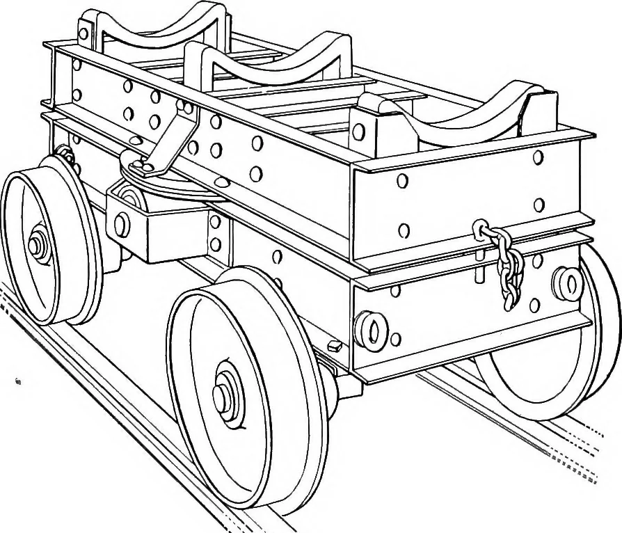 An illustration from Material handling cyclopedia; a reference book covering definitions, descriptions, illustrations and methods of use of material handling machines employed in industry, 1921, leaf 622