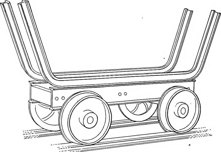 An illustration from Material handling cyclopedia; a reference book covering definitions, descriptions, illustrations and methods of use of material handling machines employed in industry, 1921, leaf 625