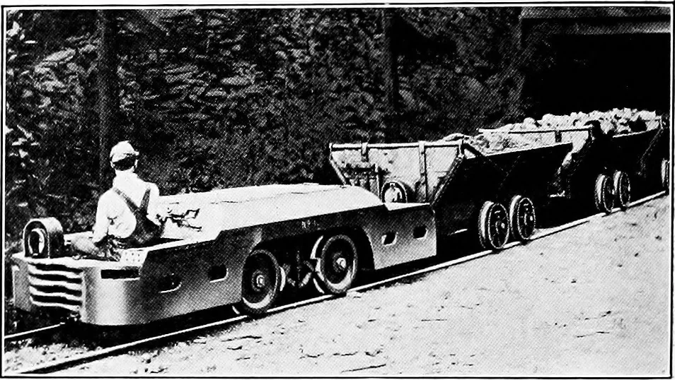 An illustration from Material handling cyclopedia; a reference book covering definitions, descriptions, illustrations and methods of use of material handling machines employed in industry, 1921, leaf 635