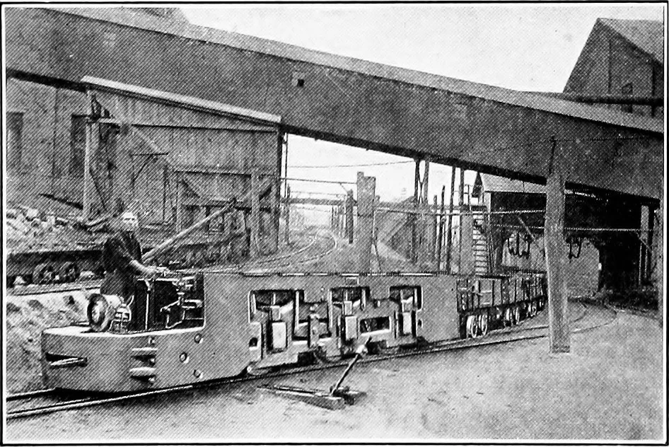 An illustration from Material handling cyclopedia; a reference book covering definitions, descriptions, illustrations and methods of use of material handling machines employed in industry, 1921, leaf 635