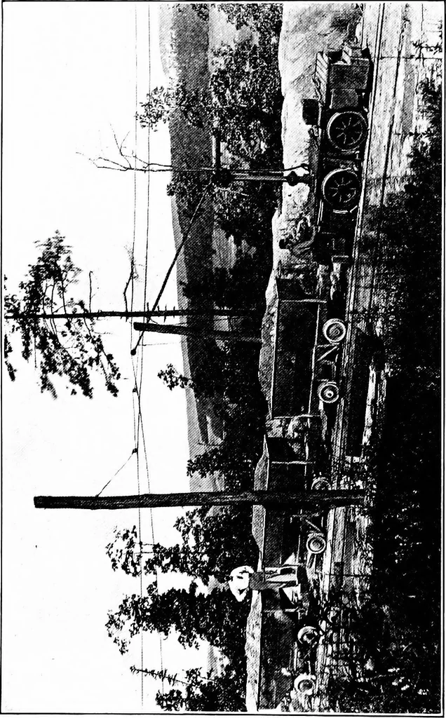 An illustration from Material handling cyclopedia; a reference book covering definitions, descriptions, illustrations and methods of use of material handling machines employed in industry, 1921, leaf 637