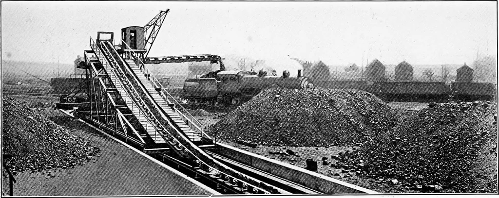 An illustration from Material handling cyclopedia; a reference book covering definitions, descriptions, illustrations and methods of use of material handling machines employed in industry, 1921, leaf 660