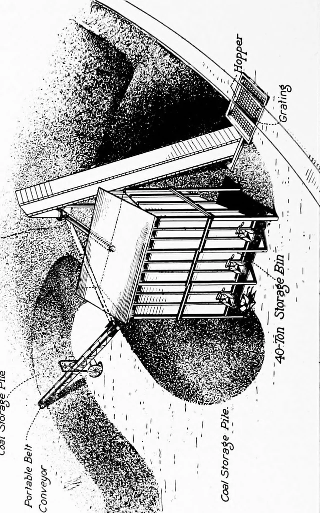 An illustration from Material handling cyclopedia; a reference book covering definitions, descriptions, illustrations and methods of use of material handling machines employed in industry, 1921, leaf 669